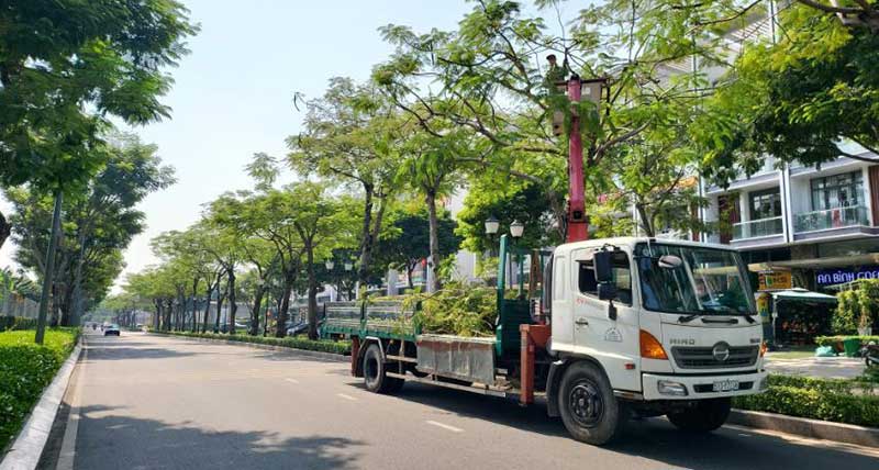 TẤT BẬT CÔNG TÁC DỌN DẸP CẢNH QUAN KHU ĐÔ THỊ ĐÓN XUÂN MỚI